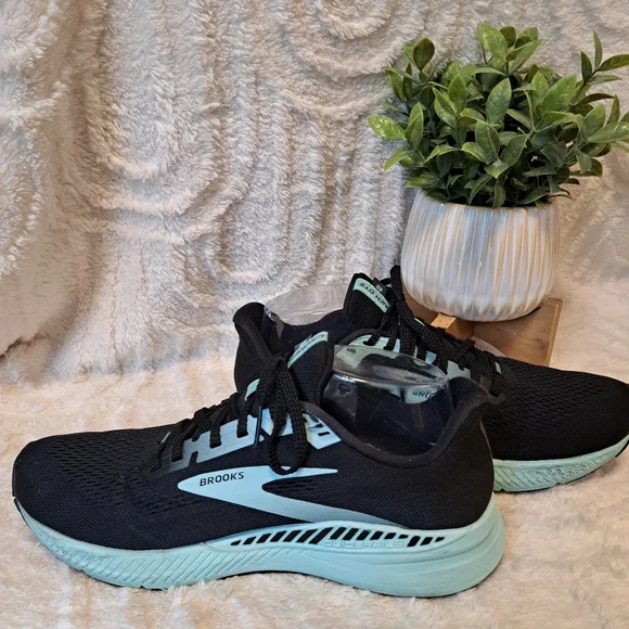 Brooks Launch GTS 8 Black Blue Running Shoes Sneaker Women’s Size 8.5 - Picture 10 of 16